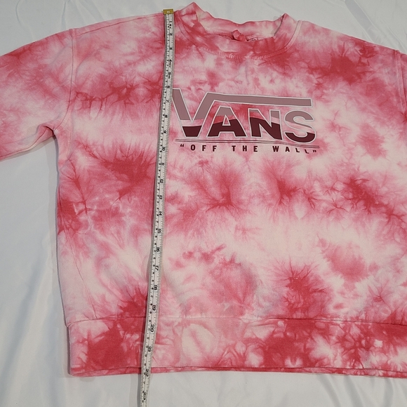 Vans Pink & Red Tie-Dye Crewneck Sweatshirt - Picture 11 of 16